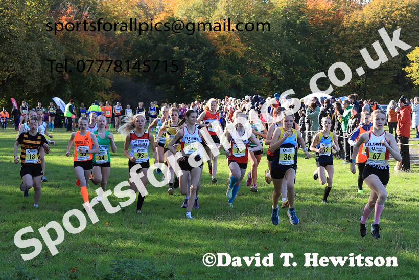 Girls Under-15s, 2025 Start Fitness NEHL, Lambton, County Durham. Photo: David T. Hewitson/Sports for All Pics